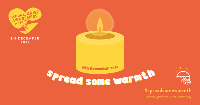 CBereavementC's tweet photo. Join us tomorrow Wed Dec 8th at 6pm to Light Up
In Orange for the final day of National Grief Awareness Week
At 6pm we will remember those who have died and
let those grieving across the UK know they are not alone ๐งก
#SpreadSomeWarmth #NationalGriefAwarenessWeek #openuptogrief https://t.co/QTwtD45Ykz