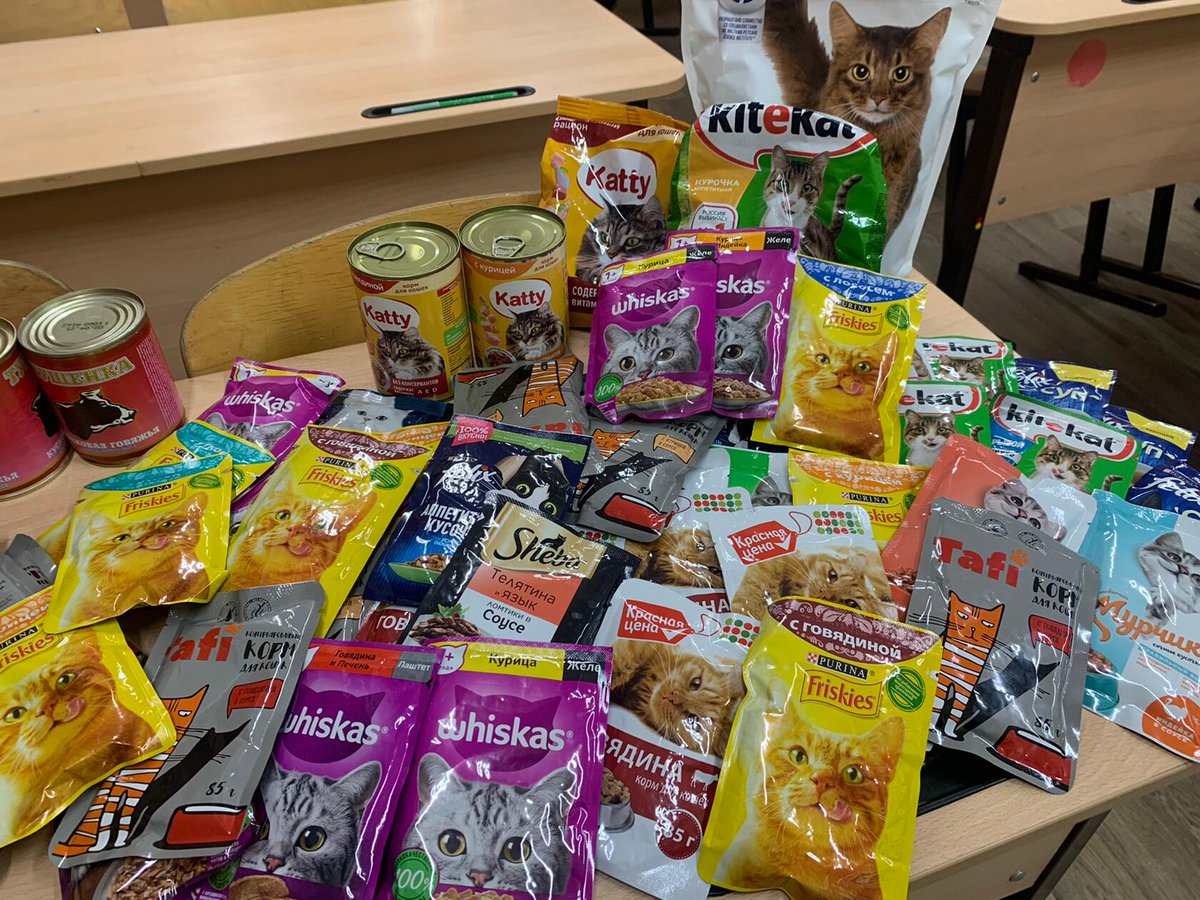 В  школе продолжается  волонтёрская акция «Миска добра», которая проходит с 1 по 29 декабря. В рамках этой акции можно оказать  помощь животным приюта "ЗооСпасение"и принести корма, миски, поводки и тд. Подробнее тут:vk.com/priutzoospasen… За первую неделю уже собрано: