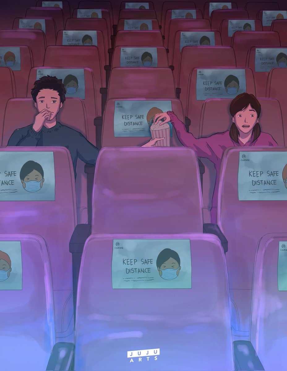 Watching in cinema be like... 

#quick1hrpainting