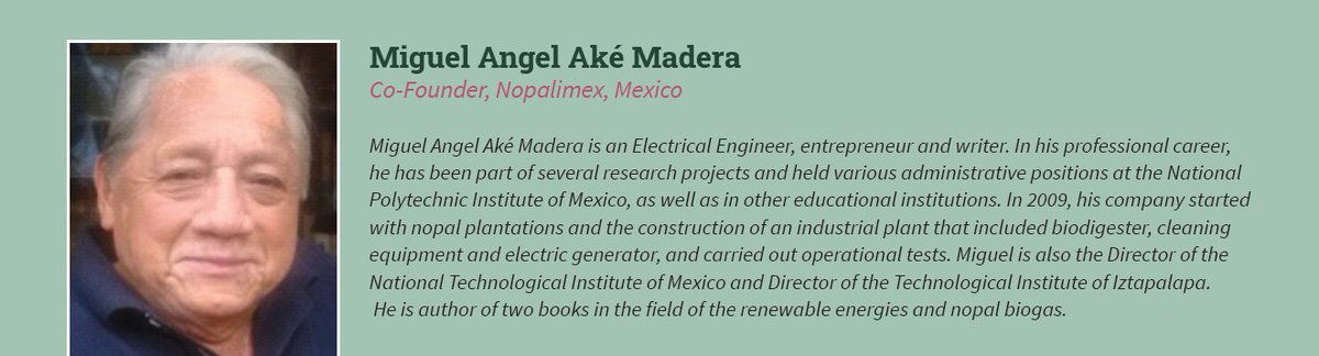 📢 The final speaker for the #CactusNet webinar on the 9th Dec 16:00 CET is Miguel Angel Aké Madera 🇲🇽. He will talk about the  potential of cactus to establish bio-refineries in Mexico and the world🌵To join register: fao.zoom.us/webinar/regist… #sdg #climate #energy #innovation