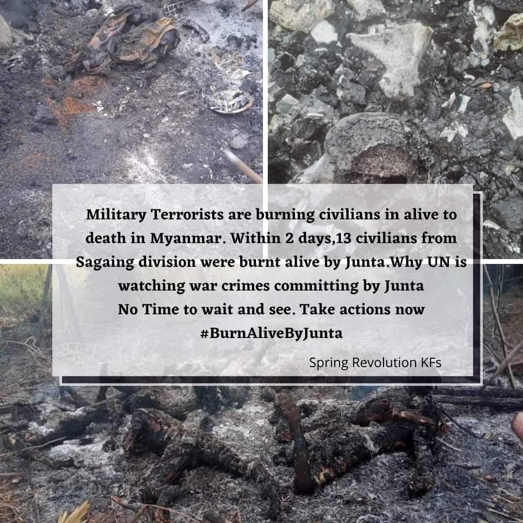 iamarmyluvbts's tweet image. #BurntAliveByJunta
#WhatsHappeningInMyanmar 
Tw//death