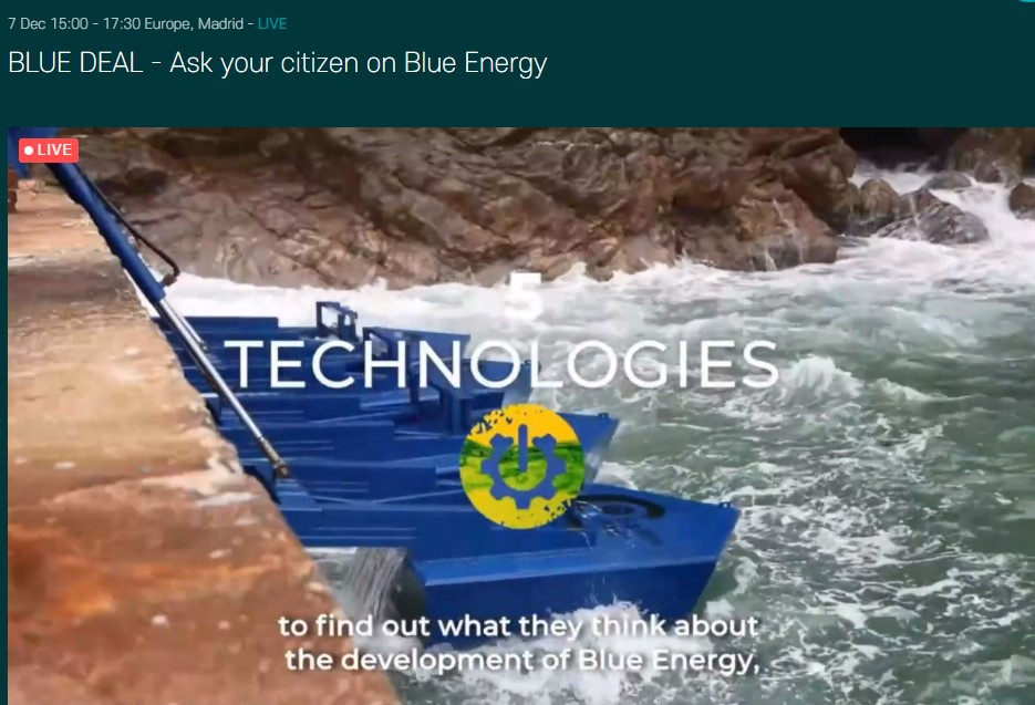 bluedeal_med's tweet photo. More than 2.100 citizens🌍 from 9 regions of the Mediterranean participated in this survey on the perception of marine #renewableenergies.
Professor Simone Bastianoni, #BLUEDEALproject coordinator, will explain the results obtained. 📈
#LIVEONAIR https://t.co/ZaRSZ7HvcM https://t.co/akkt2KWJXh