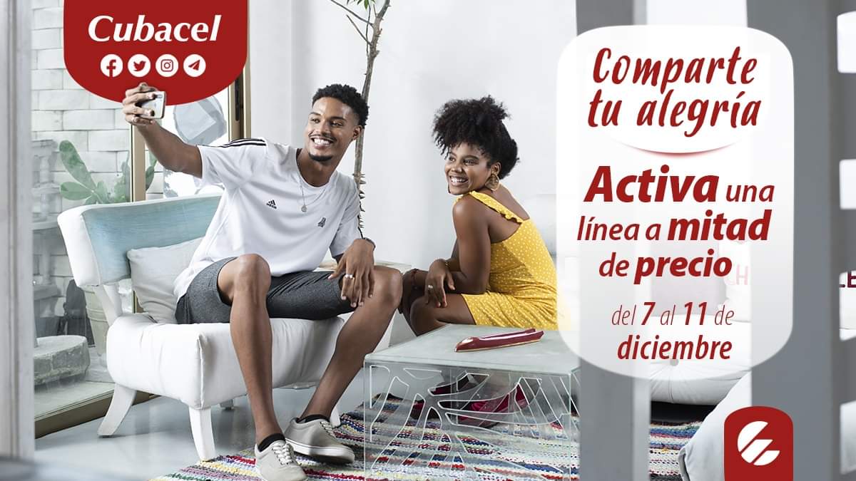 Nueva promoción de <a href="/ETECSA_Cuba/">ETECSA</a> activa una línea móvil 📱 a mitad de precio. 
#CubaVive #EtecsaMtzEnVictoria