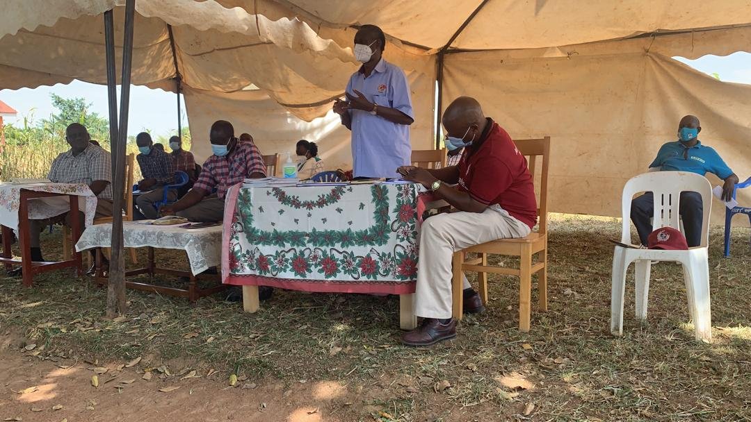 ACHEST1's tweet photo. Our ED Prof. @FrancisOmaswa who is also the chairperson of the Community Engagement Strategy for COVID-19 response is in Ngora district today to  review progress of the implementation of the Strategy.
#isc4health
#primaryhealthcare 

#photocredit📸 @josefogwapit https://t.co/7tubAc6Wm7