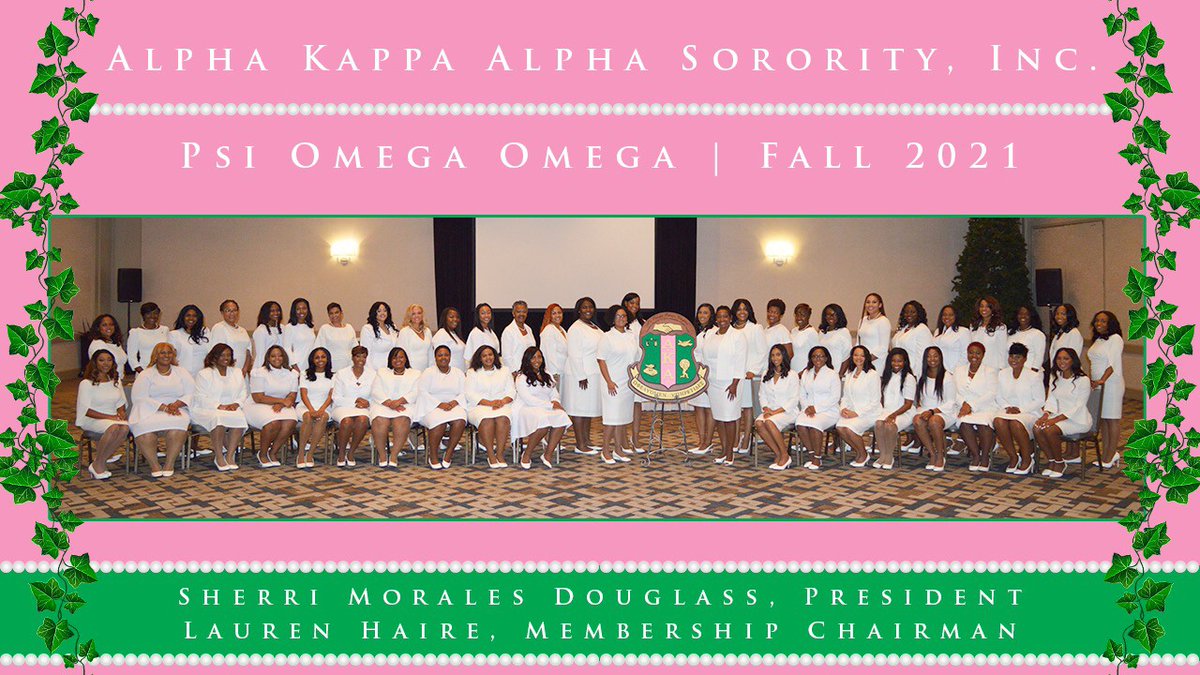 psiomegaomega's tweet image. We are so grateful to have 45 new sorors to lend their talents toward service to all mankind and the perpetuity our sorority and Psi Omega Omega Chapter. We're still celebrating 🥳💖💚💖💚

#AKA1908 #significantSA #skeewee