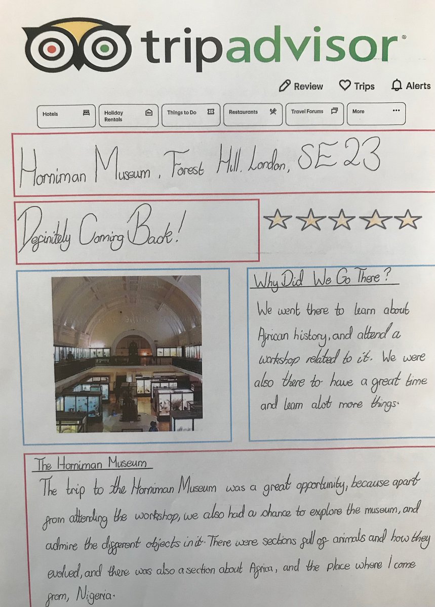Lucymuseum's tweet photo. Year 6 from English Martyrs’Catholic School visited us last week. They really enjoyed their trip to Horniman Museum! @HornimanMuseum @EMprimary https://t.co/eNR3Pr2d7O