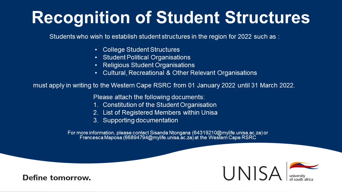 Unisa WC Academic Support tweet media