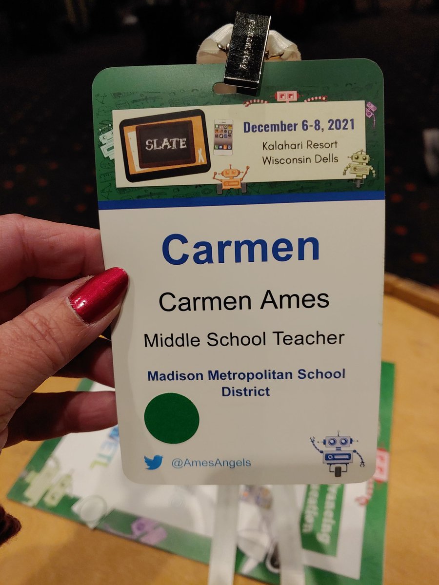 AmesAngels's tweet photo. And so it begins.  Come see my session at 2:15
#SennettShines
#SlateinWi https://t.co/fCBnZKyVs6