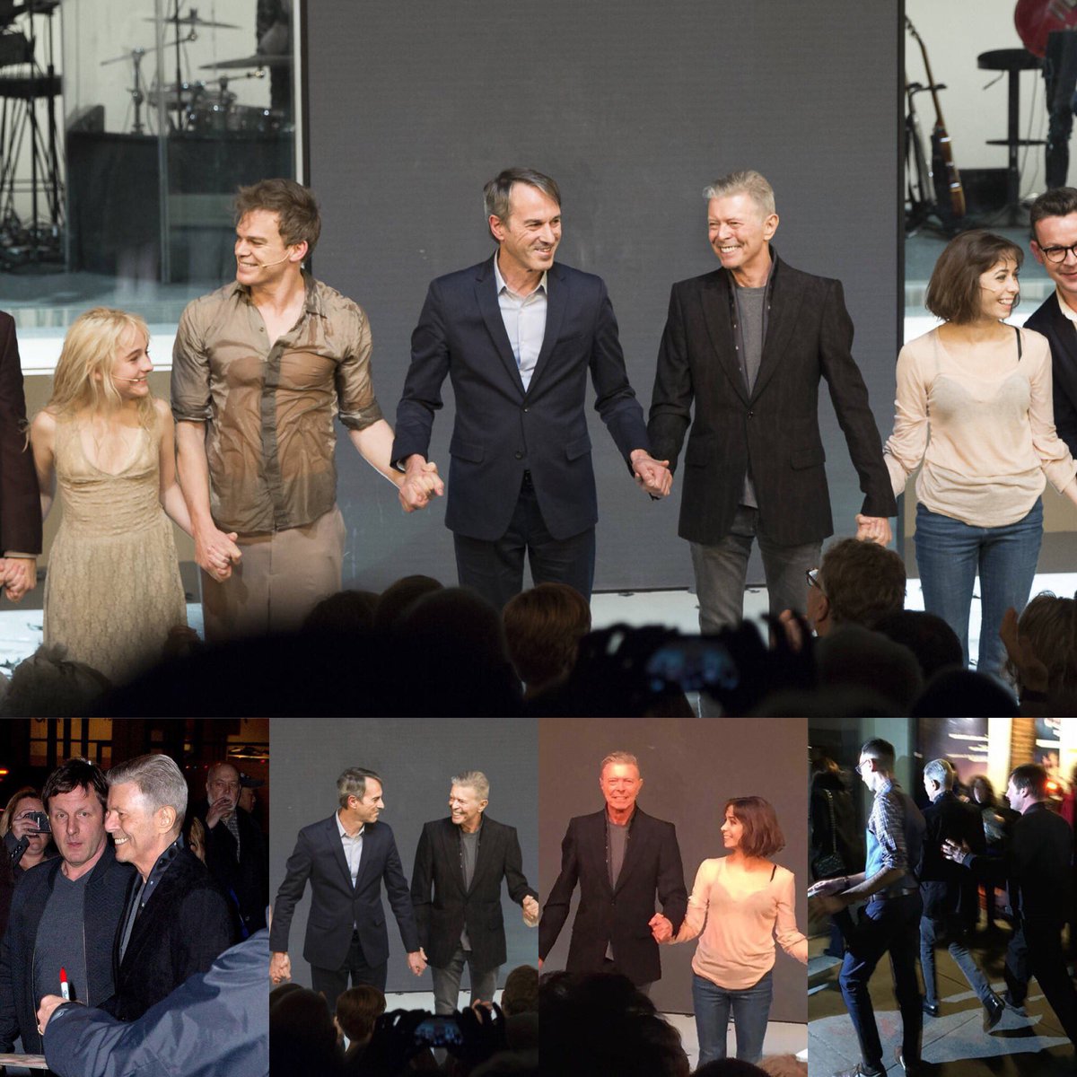 David Bowie’s final public appearance, Lazarus opening night, December 7th, 2015. New York Theatre Workshop. New York City.