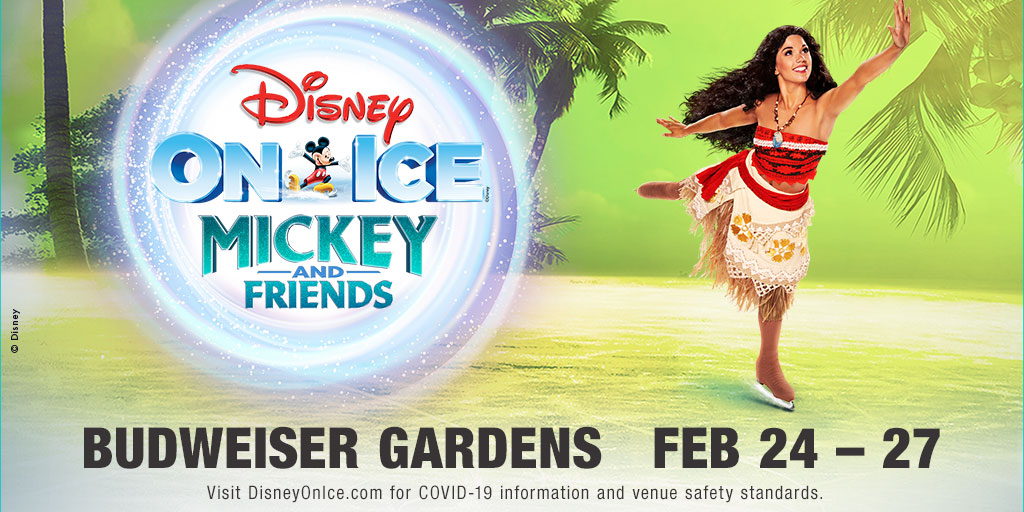 Disney on Ice presents Mickey and Friends skates into Budweiser Gardens for 7 performances February 24 - 27 ⛸️ Tickets go on sale Tuesday, December 21st at 10:00am 🎟️

Presale starts Dec 14 at 10am
Sign up to become a Bud Insider today ➡️bit.ly/3GsdJZh