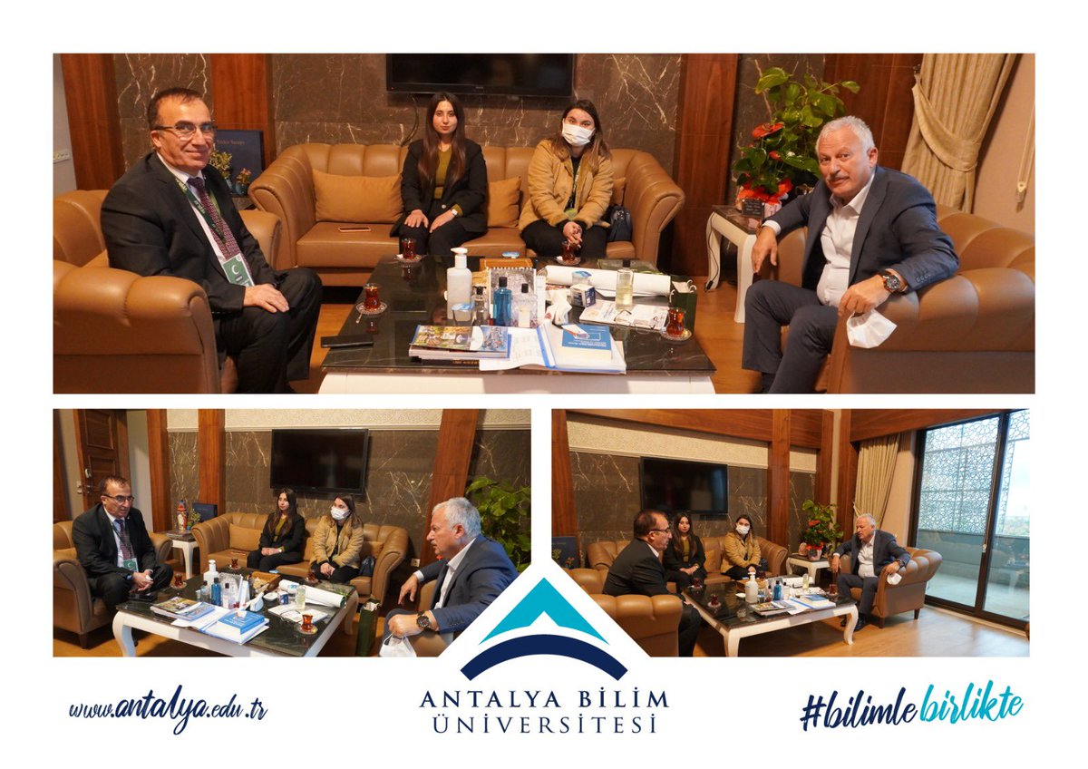 Yeşilay Antalya Şube Bşk. Yrd. Abdullah AKGÜL ve ekibi Rektörümüzü ziyaret ettiler.Her türlü bağımlılığa karşı verdiği mücadelede Yeşilay’a destek olmaya devam edeceğimizin altını çizen Rektörümüz,iki kurum arasında yapılacak çalışmalarla ilgili görüş alışverişinde bulundu.