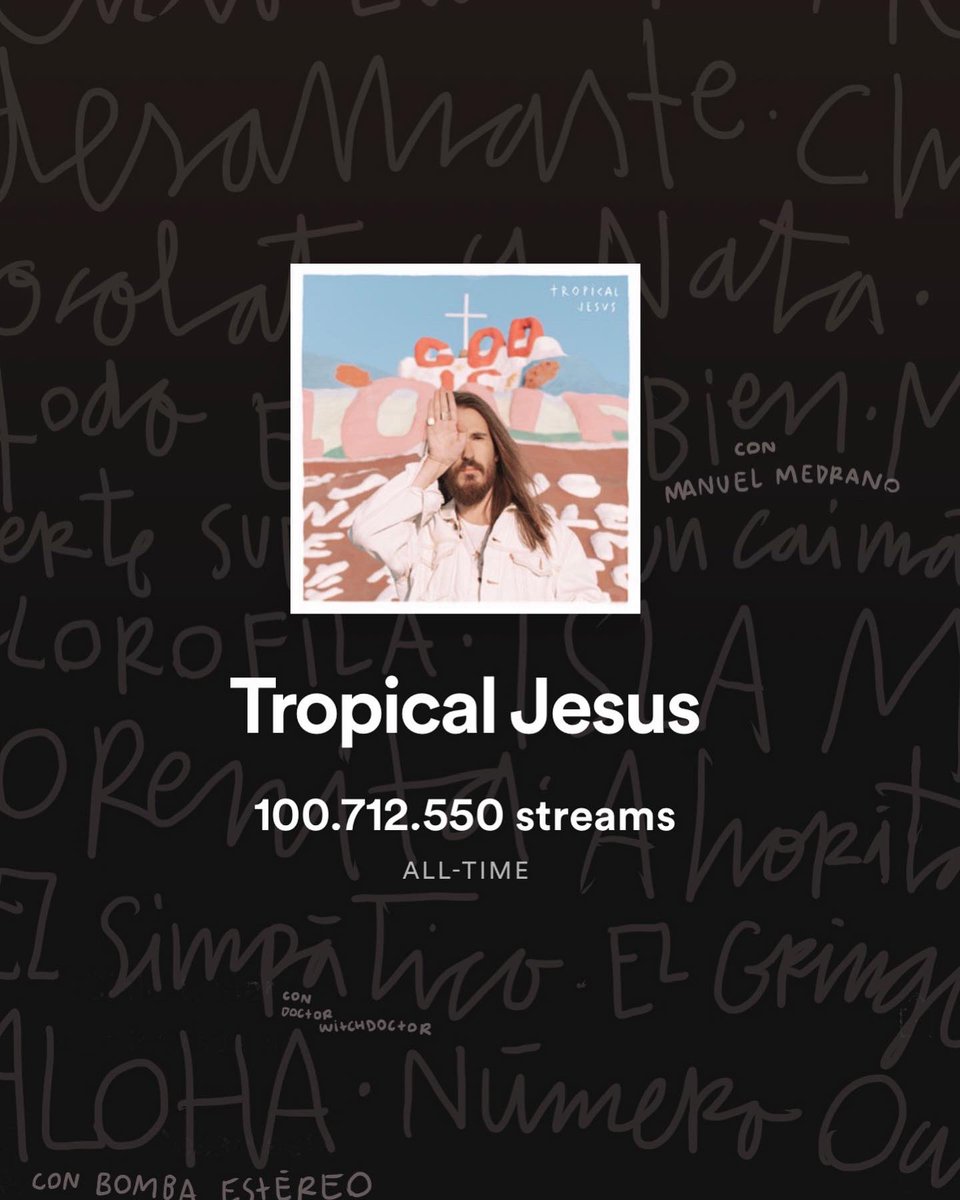 💯millones de plays y 1 portada descartada. 🤍🌞