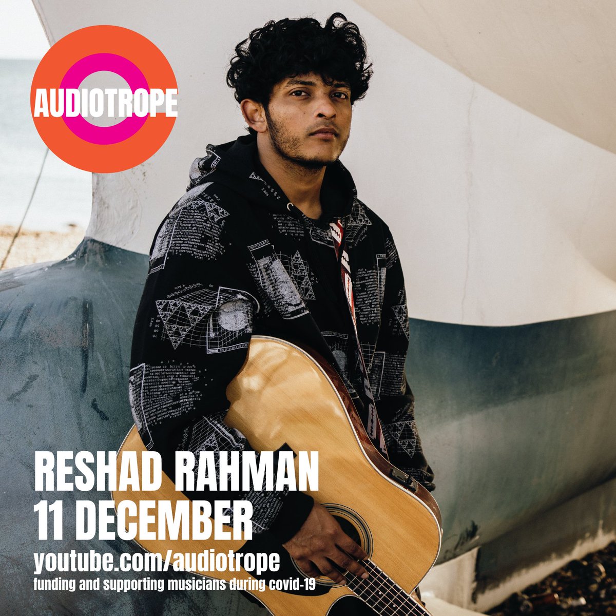 Coming up…#Audiotrope #StudioSession with the SUPER #TALENTED #vocalist &amp; #guitartist from #Hastings - <a href="/ohreshadmusic/">Reshad R.</a>! 

Catch it this Sat on the #Audiotrope FB or YouTube

📸 Samuel George Photography 

Big thanks to <a href="/ace_southeast/">Arts Council England, South East</a> for their support!
#musician #supportmusicians