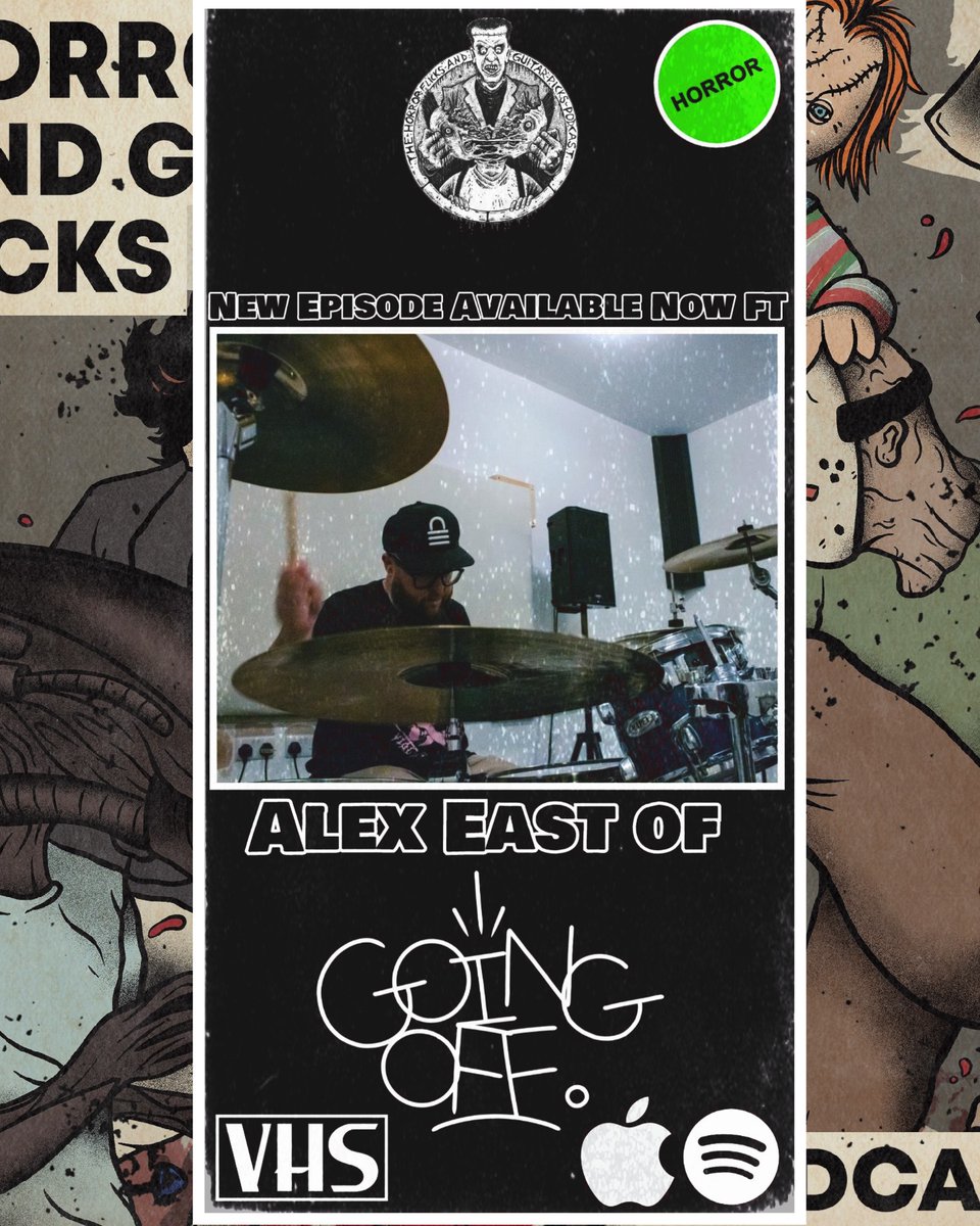 horror_guitar's tweet photo. New Episode Available Now featuring Alex East of #GoingOffHC ! Listen as Alex and I discuss Horror Movies that scared us when we were kids, a few of our favorite Horror Movies of 2021, and much more on this week's episode!
#ukhc #Horror #horrormovies #mutantfam #horrorpodcast https://t.co/oMMMMi5AKj