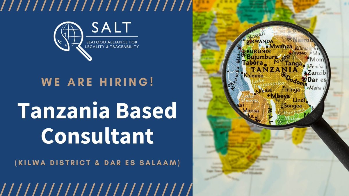 SALTtrace's tweet photo. SALT is in #Tanzania! We are seeking a local partner(s) to conduct field-based work on applying the seafood #TraceabilityPrinciples to octopus fisheries. Learn more about this opportunity from the link below and thanks for sharing with your network.
https://t.co/HeE2IvoRy0 https://t.co/L0o5sfWP0w