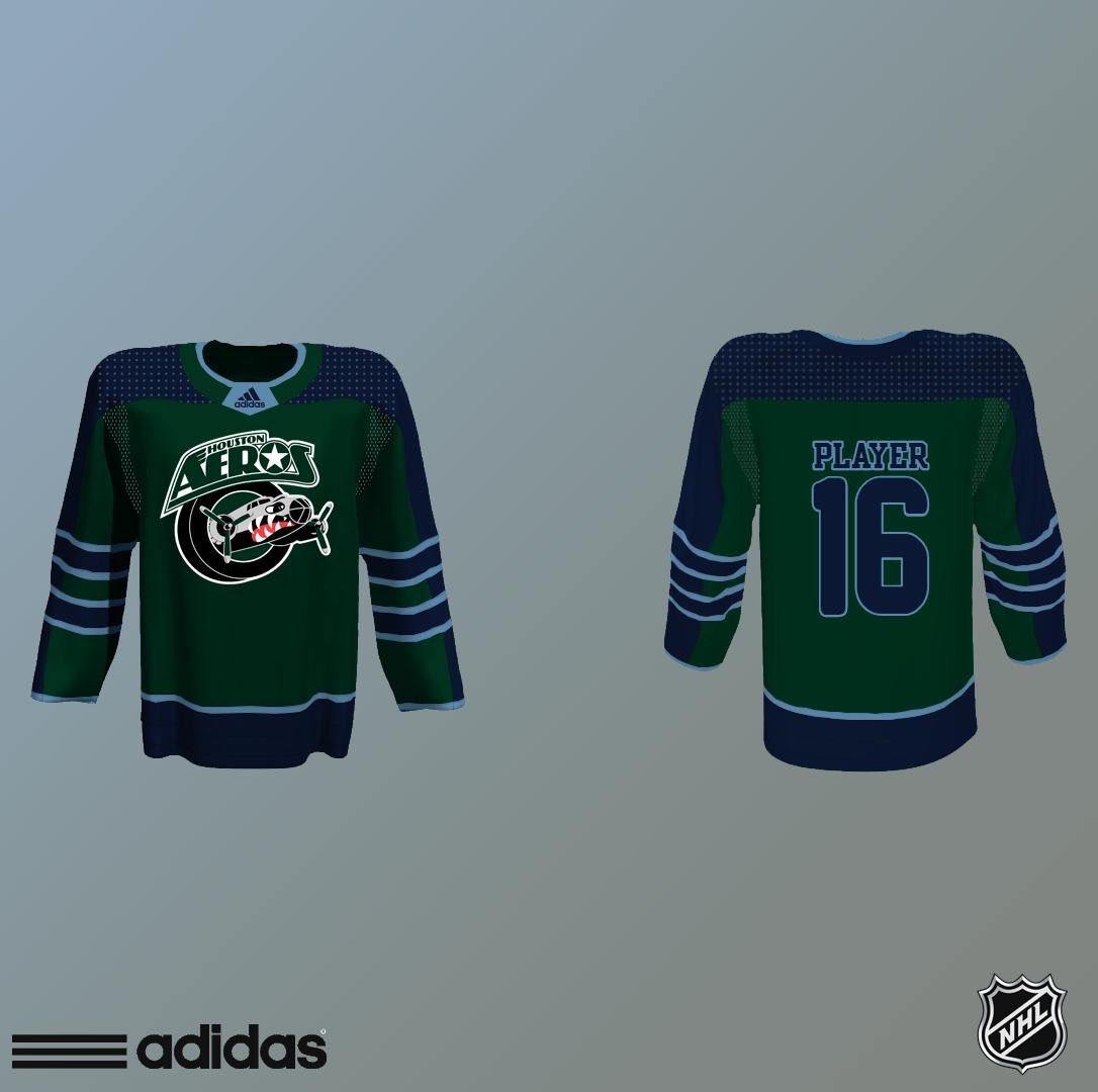 Houston we have a hockey team! The Houston Astronauts will be landing in  the NHL soon. What do you think about my jerseys? :) : r/EANHLfranchise