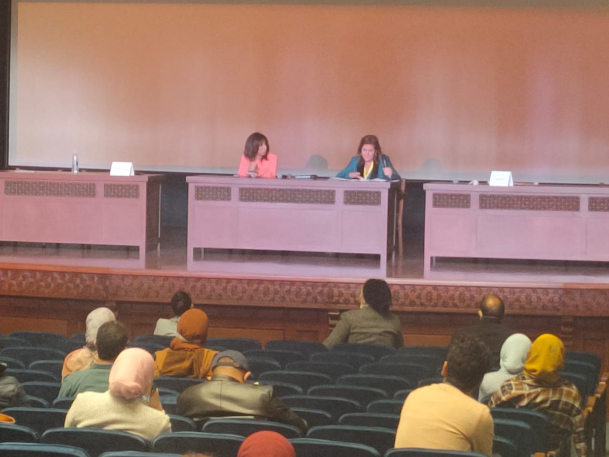 CairoMediaConfe's tweet photo. Naila Hamdy
Associate Dean for Graduate Studies & Research
School of Global Affairs & Public Policy, AUC
Thank you to all attendees, speakers and organizers for making Cairo Media Conference come out in the best shape after a general hiatus due to the conditions of Corona https://t.co/IVA8bebsSs