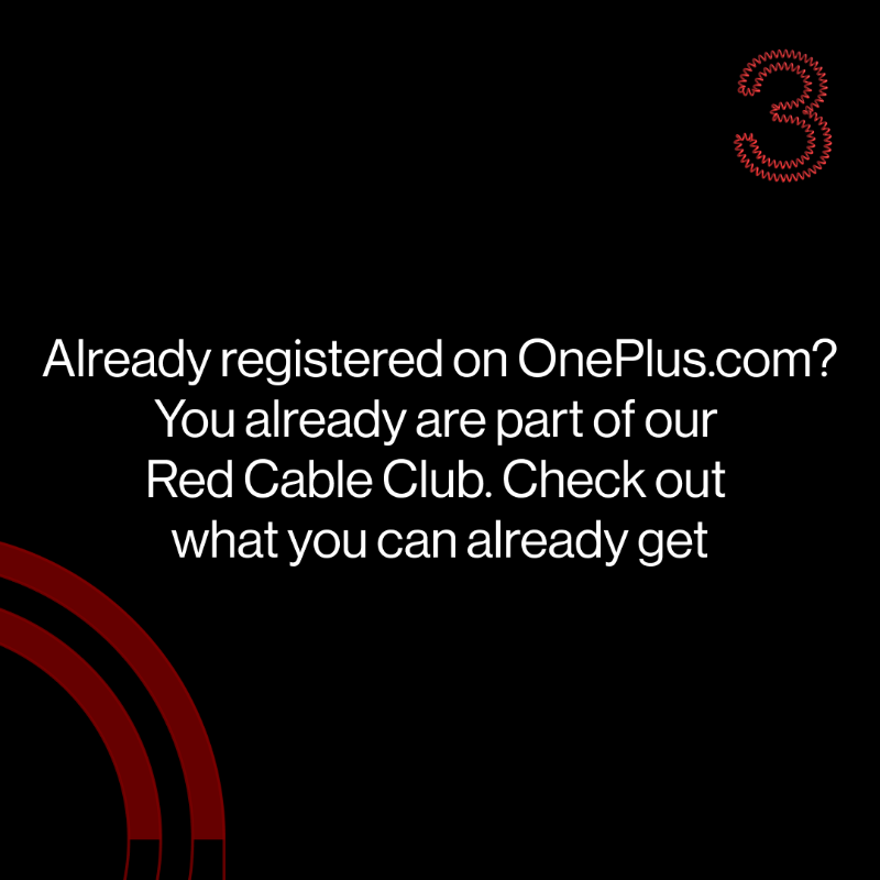 OnePlus_Europe's tweet photo. Our Red Cable Club is your one stop place for exclusive offers, unique products, early access, and many more surprises to come 🤫

What are you waiting for? 😁

#RedCableClub #OnePlusRedCable #OnePlus #RedCable
