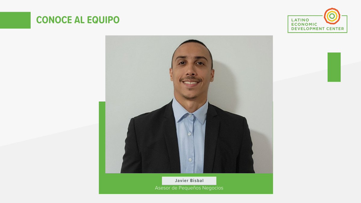 LEDCPuertoRico's tweet photo. #ConoceAlEquipo Javier se unió al equipo en noviembre de 2021 como Asesor de Pequeños Negocios. Está orgulloso de ofrecer su conocimiento a negocios en el área oeste de Puerto Rico. En su tiempo libre, Javier disfruta de compartir con su familia, ejercitarse y viajar. https://t.co/atEM7ZKZ3p