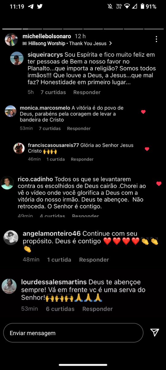 MarcioJ32916489's tweet photo. First Lady Michele Bolsonaro receives affection from the population of all religions in Brazil.
Congratulations 🎉 Michele Bolsonaro All Brazil Loves You.

Primeira Dama Michele Bolsonaro recebe carinho  da população de todas as religiões do Brasil .
Parabéns 🎉 Michele Bolsonaro https://t.co/tTXEZX4b8A