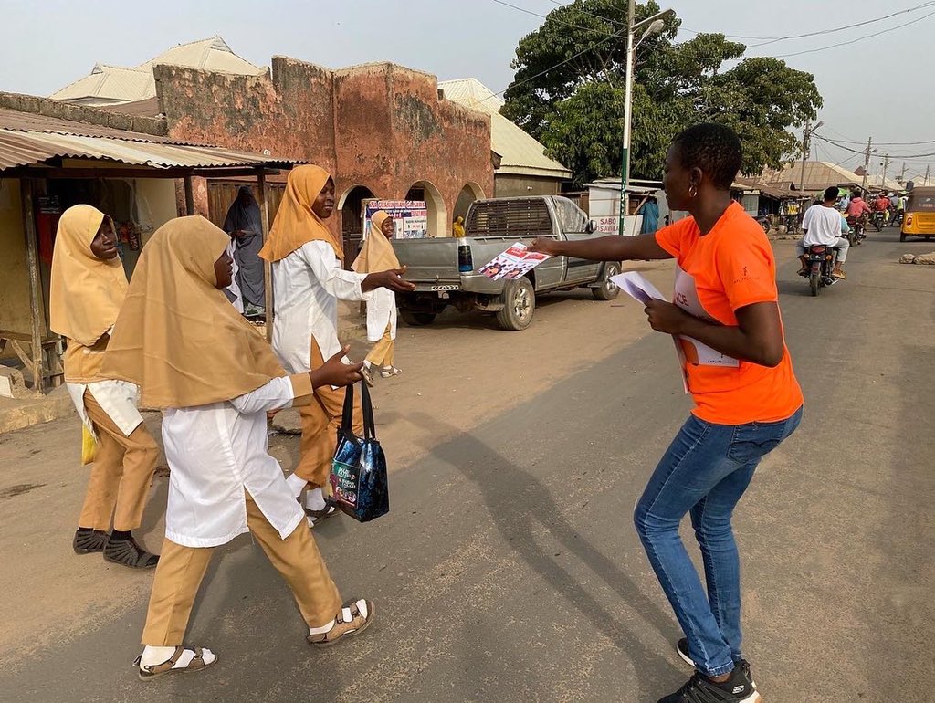 YouthRISE_NG's tweet image. The #RoadWalk to #EndGBV involved young people &amp;amp; members of the Kuje Area Council Sexual Violence Prevention Committee. The community amplified the impact of #GBV on adolescent girls &amp;amp; young women including those who use drugs, to demand effective responses to #endgbv.
