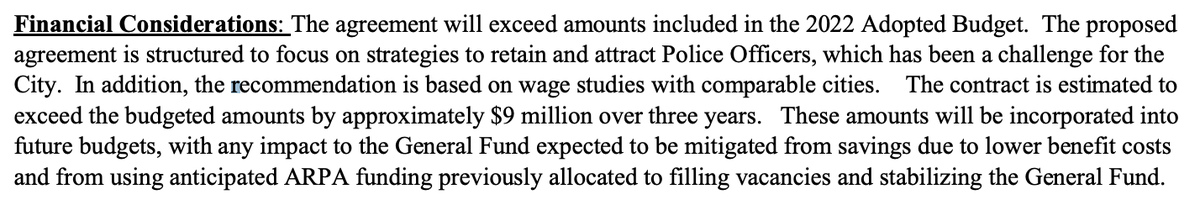 On the Wichita City Council agenda today: the new Fraternal Order of Police contract. Since I've been covering the city's $72.4 million in American Rescue Plan Act funds for the past couple weeks, this is what stood out to me: