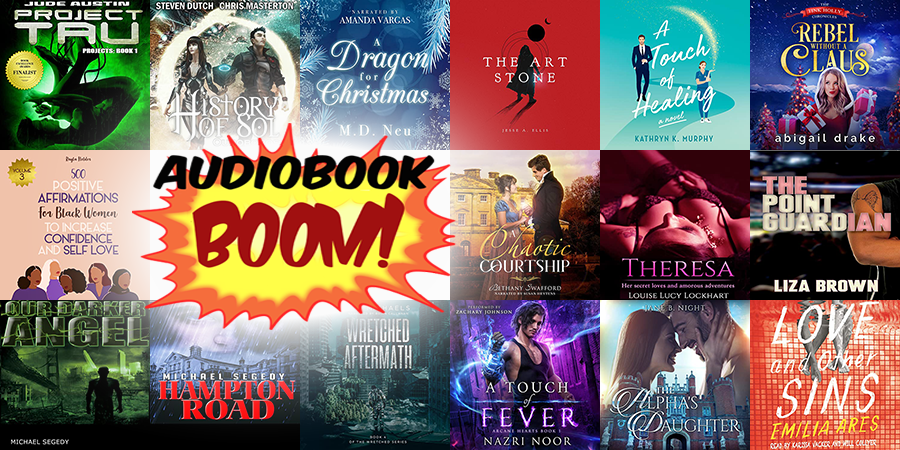 audiobook_boom's tweet photo. 💥 Your Audiobook BOOM for 12/7/21 💥 - https://t.co/sxJEBsmuju https://t.co/YLtuY8yuVC