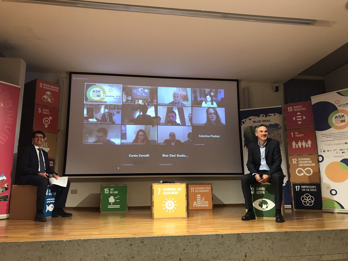 EGSiena's tweet photo. We are live! Ask your citizen on Blue Energy! We Are presenting the main results of the survey on the #medarea! @MEDProgramme @bluedeal_med @unisiena #askyourcitizenonbe#bluegrowth https://t.co/shYpa4xxLd