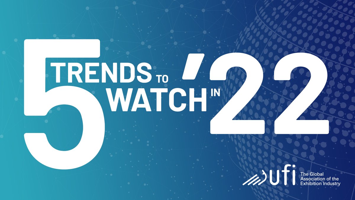 UFILive's tweet photo. Our latest blog has just been published: "UFI's 5 Trends to Watch in 2022" written by UFI CEO & Managing Director @kaihattendorf Read the full article on our #ufiblog here: https://t.co/LoBhh8Ie9L
#UFI #ExhibitionIndustry #EventProfs #2022Trends #Business https://t.co/CZJj8kTRvS