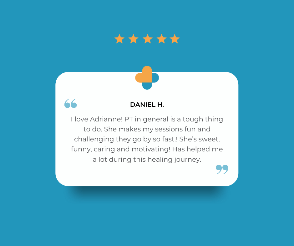 SterlingTherapy's tweet image. 👍Adrienne makes my sessions fun and challenging! #TestimonyTuesday #SterlingTherapy