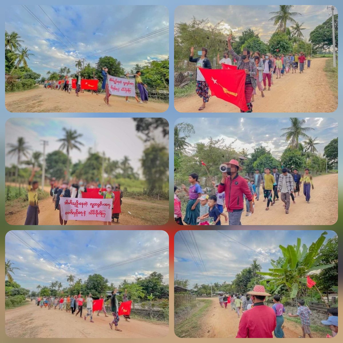 The main strike of Taze went on regular Anti-Dictatorship evening strike by disclosuring that they will never be cold-blooded and will implement the parth of Democracy till the end ✊🏻

#BurntAliveByJunta
#Cambodia_RejectTerrorists
#Dec7Coup 
#WhatsHappeningInMyanmar