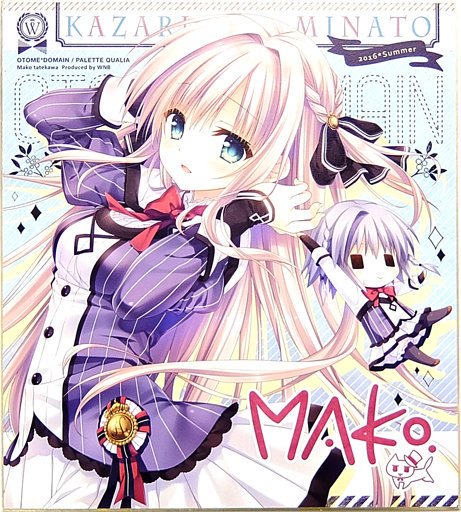 WNB 館川まこ c89？ オトメドメイン 西園寺風莉 色紙 新品】☆希少