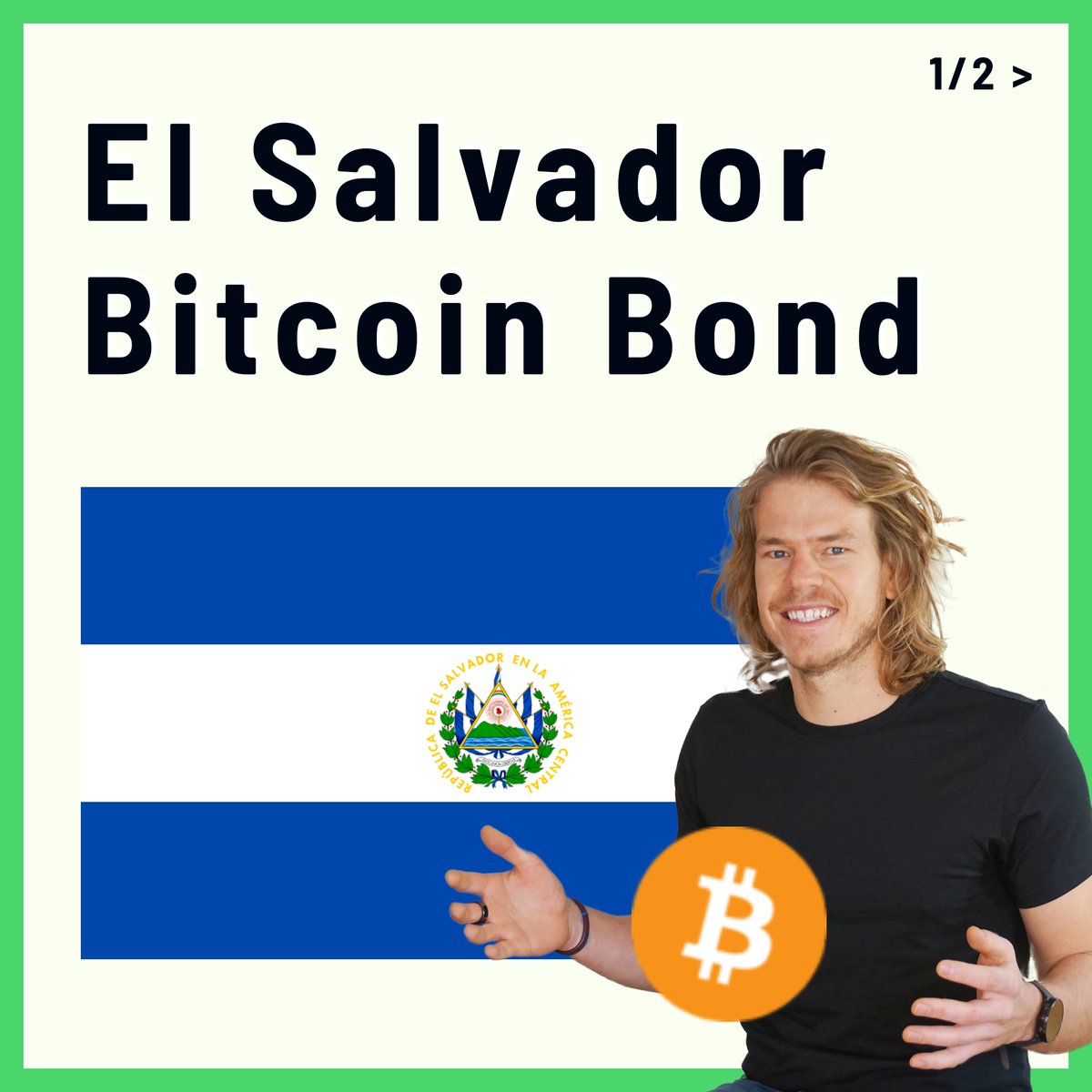 abcrypto_io's tweet photo. (1/3) Die Nachrichten der El Salvador #Bitcoin Staatsanleihe gingen um die Welt. Und das zu Recht, denn es ist ein sehr spannendes Model, um als Staat an günstigere Kredite zu kommen. El Salvador bietet die Bitcoin-Staatsanleihe (EBB1) für 6,5 Prozent an. #ElSalvador https://t.co/XvYw5n7aeP