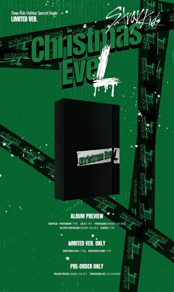 taeilsmate's tweet image. ⚠️ OFERTA! 

STRAY KIDS - Christmas Evel (Limited ver.)

💵 R$190,00
✅ acompanha brinde da loja. 
🚚 fretes inclusos.
⚠️ 1 unidade restante, chame na DM para garantir!