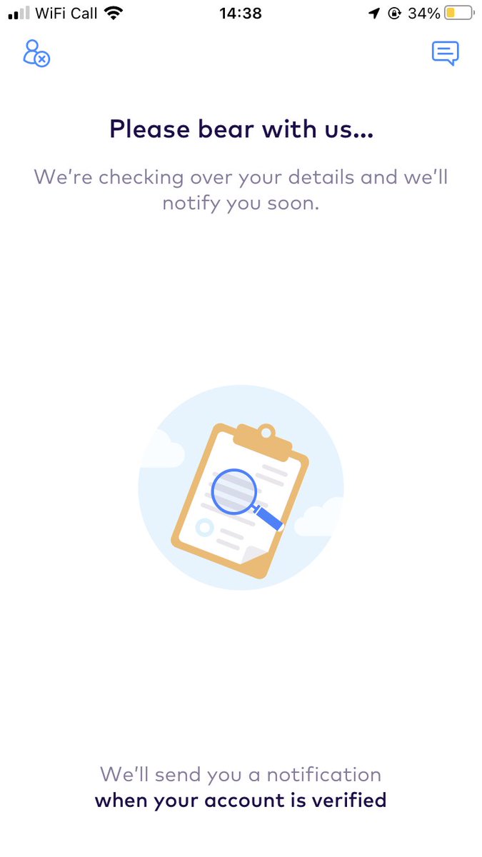 AmySmit97544023's tweet photo. @monese I have tried to open an account and the screen has been locked like this for nearly 3 weeks now! What is going on? https://t.co/Paw7RDRvew