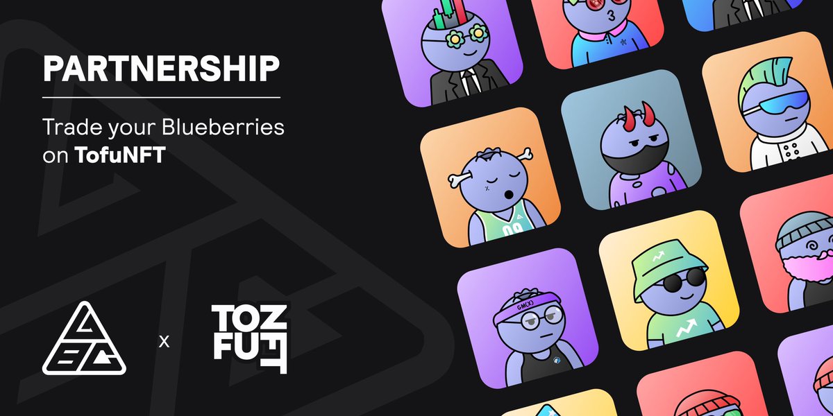 GBC_Labs's tweet photo. GBC x TofuNFT 🫐💫

You can now trade and view your GBC on @tofuNFT 🙌

(Only listed Berries will be visible on the collection page at the moment)👇

https://t.co/TOEJ494Jht https://t.co/mmIbJ24UcI