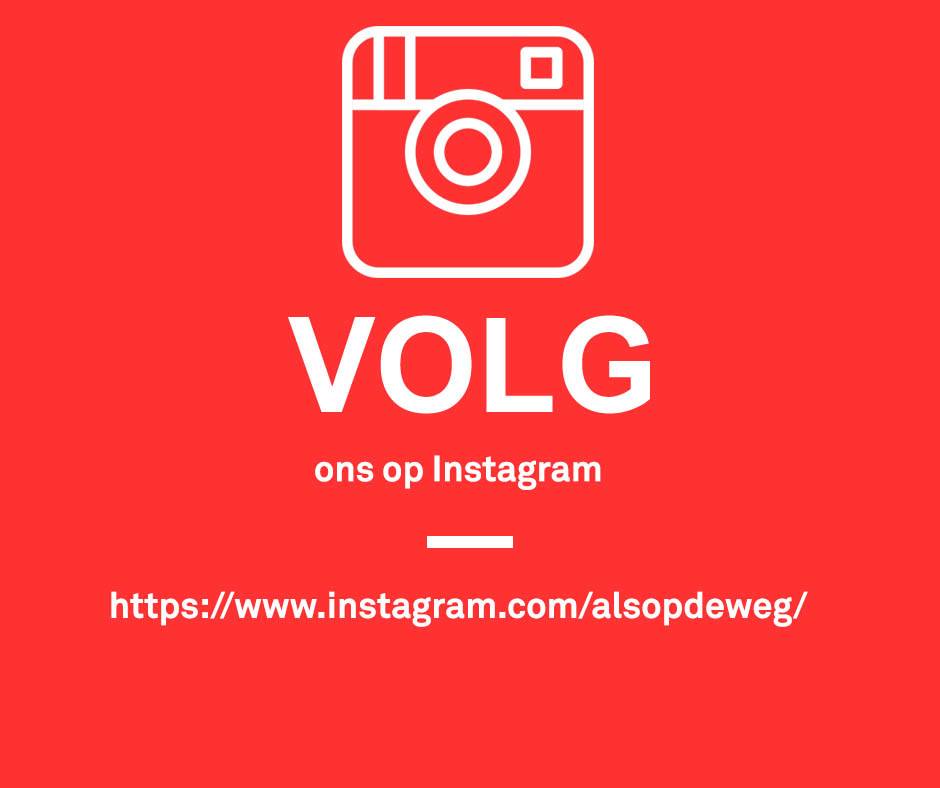 Volg je ons al? Klik op de link en blijf op de hoogte van het reilen en zeilen van de stichting instagram.com/alsopdeweg/ #doen #volgen #instagram