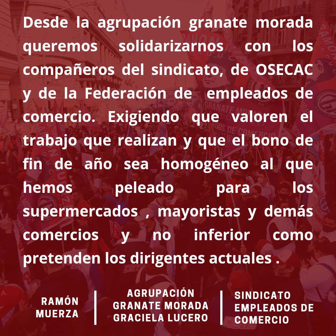 #AgrupacionGranateMorada
            Graciela Lucero 
#UnidosPodemos💪💪💪