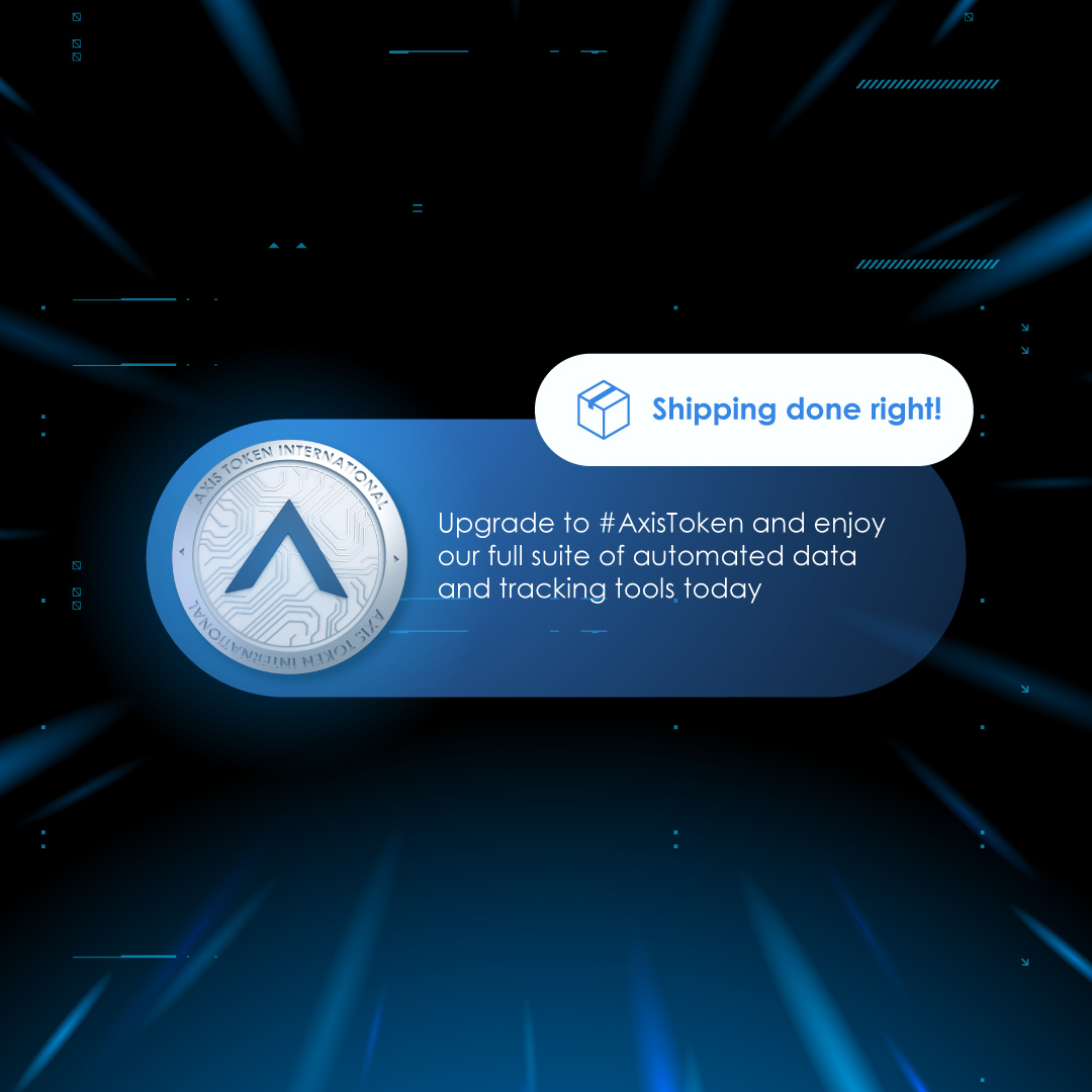 axis_token's tweet photo. #AXISToken opens up a world of secure shipping backed by blockchain technology and patented software. #cryptotrading #Crypto https://t.co/Q6hEXmbsna