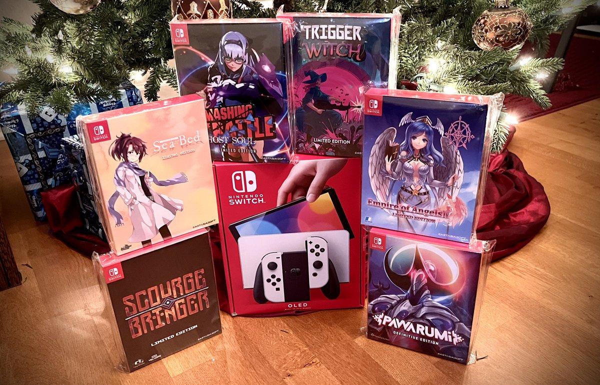 eastasiasoft's tweet image. ❄️ EAS HOLIDAY GIVEAWAY 2021 ❄️

This year, we’ll be gifting one of you a Nintendo Switch OLED model plus 6 Limited Edition games!

For a chance to win:
🎄Follow
⛄️Retweet
🎁Tag a friend

Drawing 11pm EST Christmas Day

#NintendoSwitch #SwitchOLED
#SwitchCorps #Christmas2021