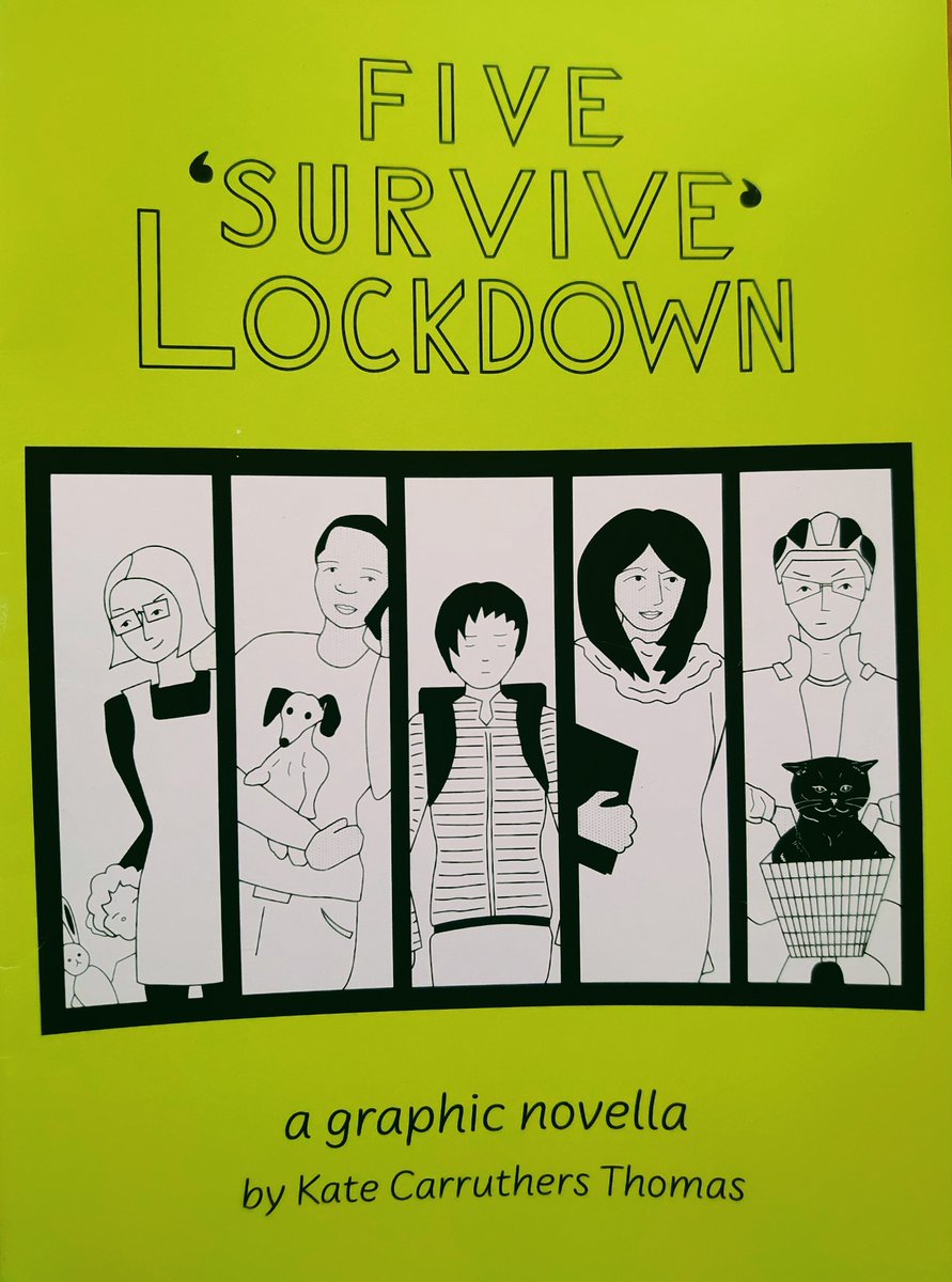 drkcarrutherst's tweet photo. Because there are xx shopping days until xxxx I'm alerting Twitterfriends - the #GraphicNovella #FiveSurviveLockdown may - I stress, 'may' be #ThePerfectPresent for your favourite #academic !! #pets #Teams #homeschooling.  What's not to like??? https://t.co/b5kN3NdAQx https://t.co/B6SmGqxDvx