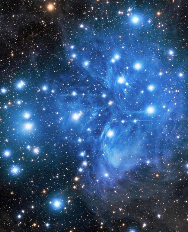 RT @konstructivizm: The Pleiades Star Cluster, aka The Seven Sisters, and Messier 45.
NASA https://t.co/MkATuVO6xq