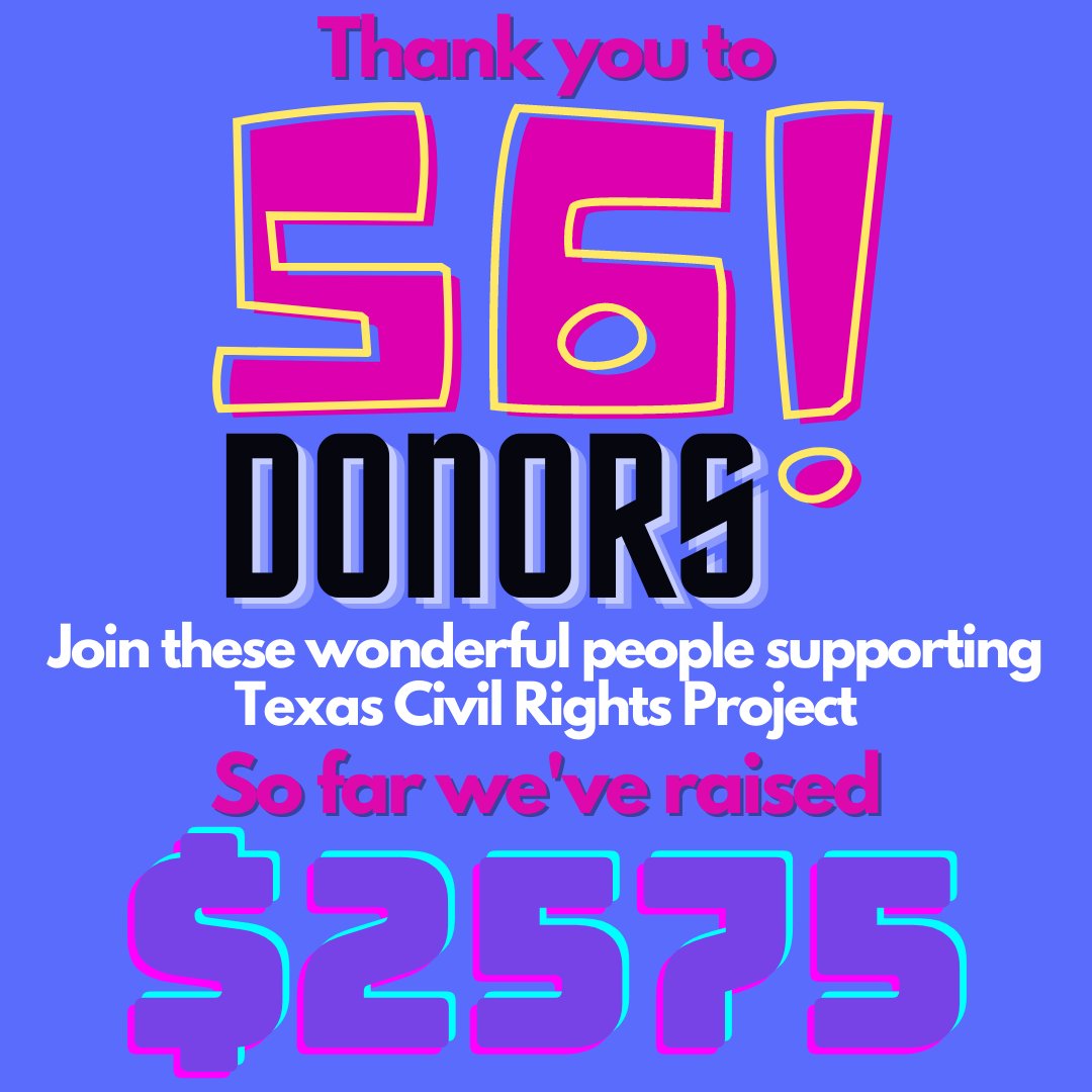 BakeTexasBlue's tweet photo. Join 56 wonderfully generous donors in supporting Texas Civil Rights Project @TXCivilRights and when you give, you get cupcakes! Yep - we are #BakeBackBetterTX and our volunteers will BAKE & DELIVER homemade cupcakes directly to you! It's a sweet labor of love! https://t.co/nq0kxtTMq8