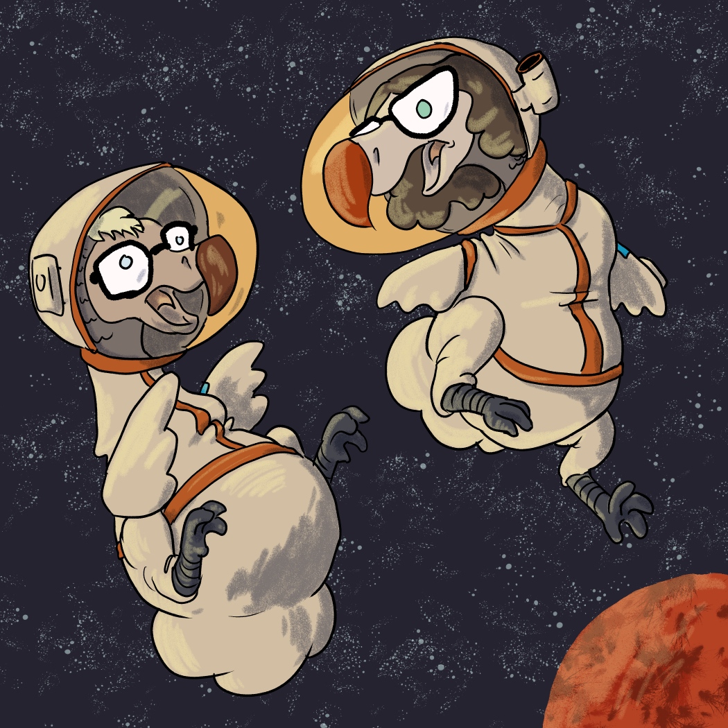 DodosDiscuss's tweet image. Hurry! Go read &quot;The Martian&quot; by Andy Weir! But if you don&apos;t mind spoilers (or have read it already since it came out in 2011), you can just listen to the newest episode of the Dodos Discuss podcast right now. But it&apos;s a good book. And movie. So you should read or watch it anyway.