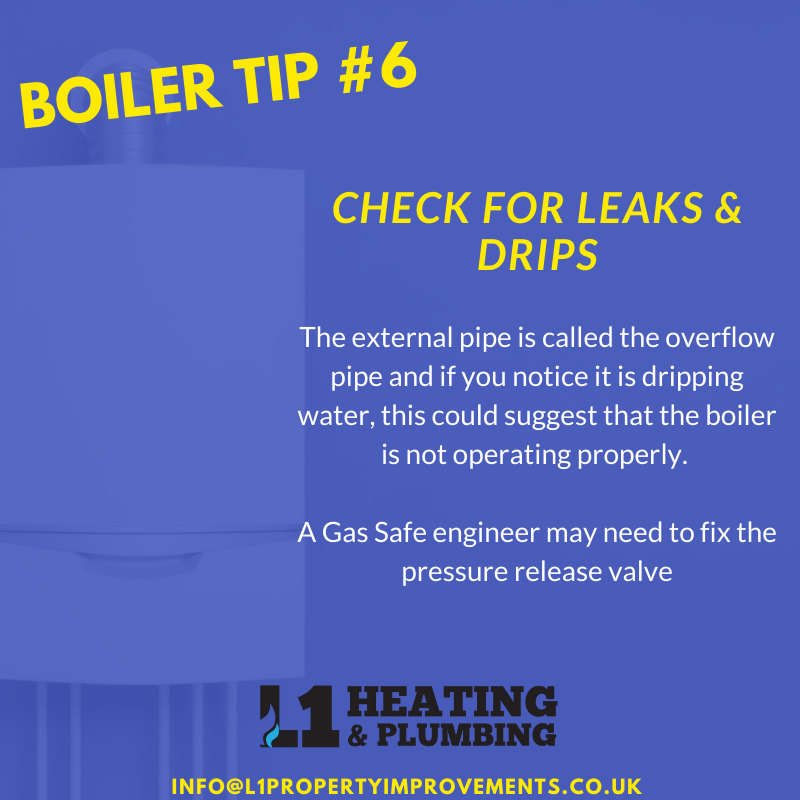 L1Property's tweet photo. If you notice your overflow pipe is dripping water, your boiler might not be operating properly and you might need a Gas Safe engineer to come and fix the pressure release valve.

#boiler #newboiler #boilerswap #heating #centralheating #hotwater #keepingwarm #warmth #winter https://t.co/GaPTLfnHD3