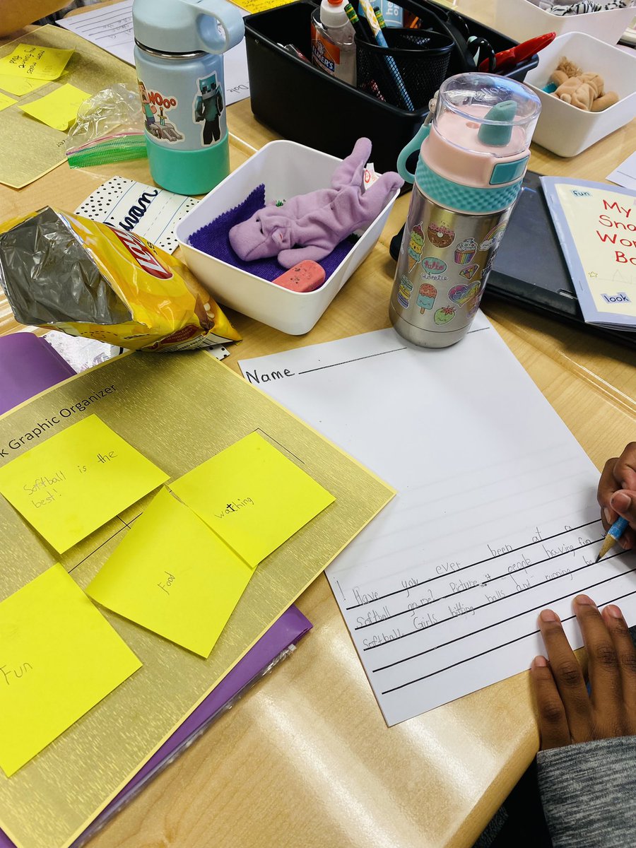 caninecuties's tweet image. ✅ 2nd graders planned opinion pieces yesterday and today they are working on writing interesting hooks. @ccisdlearns @FergSailors #Elementarywriting