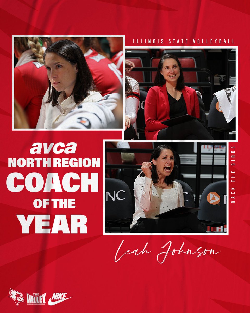 Coach of the Year has a nice ring to it don't ya think😏 

Congratulations to Head Coach Leah Johnson for being selected as the AVCA North Region Coach of the Year!

READ: bit.ly/3pCq6Lg