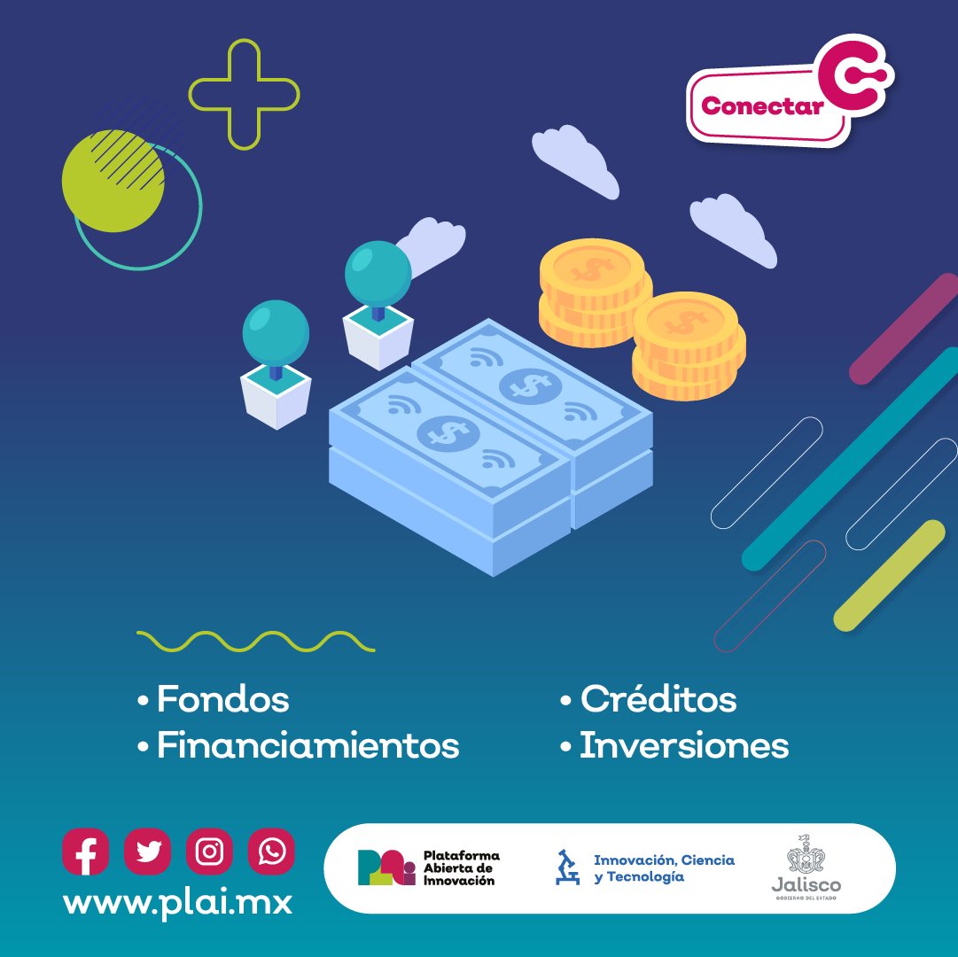 plai_mx's tweet photo. PLAi te conecta con las oportunidades del ecosistema de emprendimiento e innovación de Jalisco. Conoce los fondos, financiamientos, incubadoras, aceleradoras y coworkings para impulsar tus proyectos.🚀

Descubre más en: https://t.co/eDLRE431Xl https://t.co/Cmf8uhx7i3