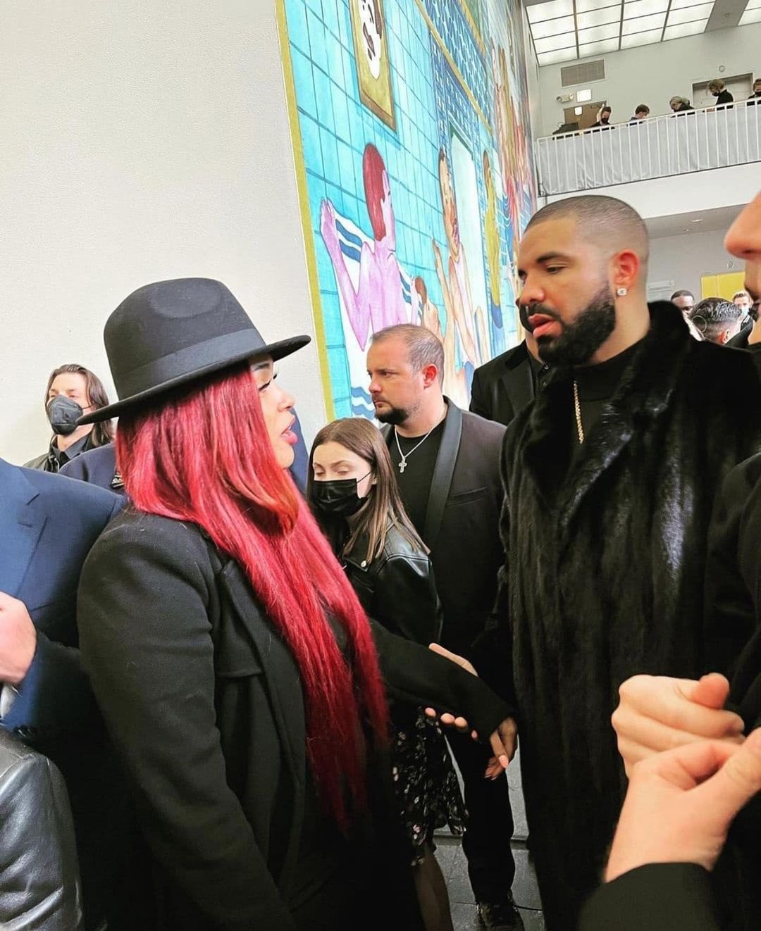 Drake, Ye, Rihanna, Tyler, The Creator attend Virgil Abloh funeral (videos)