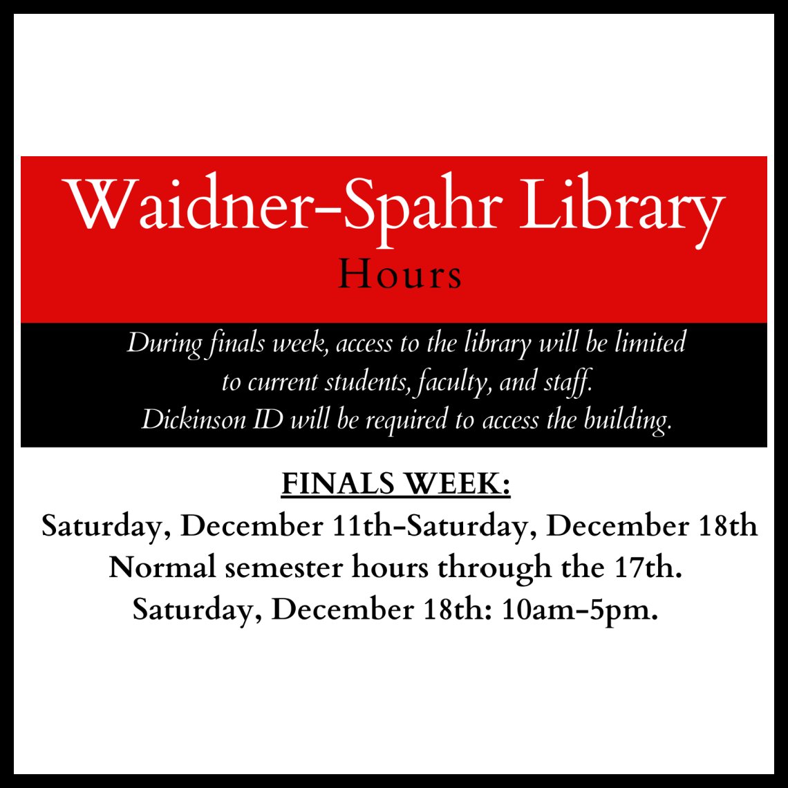 WaidnerSpahr Library (@DsonLibrary) on Twitter photo 2021-12-07 15:48:16